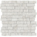 Керамогранит Provenza Unique Travertine Mosaico Mini Block Vein Cut Silver Naturale 30x30