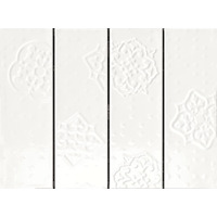 Керамика Ragno Brick Glossy Decoro White 10x30
