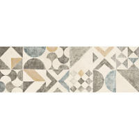 Керамика Ragno Cocciopesto Decoro Caleido Bianco 40x120