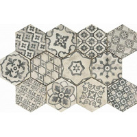 Керамогранит Ragno Eden Esagona Decoro Romance Cotone 18.2x21