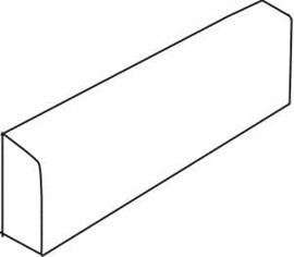 Керамогранит Rak Granada Stone Grey Skirting 8x60