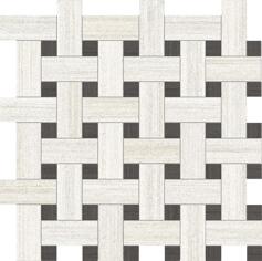 Керамогранит Refin Fusion White Intreccio R 30x30