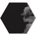 Керамика Ribesalbes Geometry Hex Black Glossy 15x17.3