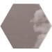Керамика Ribesalbes Geometry Hex Charcoal Glossy 15x17.3