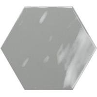 Керамика Ribesalbes Geometry Hex Grey Glossy 15x17.3