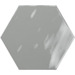Керамика Ribesalbes Geometry Hex Grey Glossy 15x17.3
