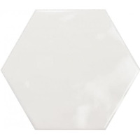 Керамика Ribesalbes Geometry Hex White Glossy 15x17.3