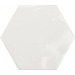 Керамика Ribesalbes Geometry Hex White Glossy 15x17.3