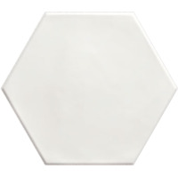 Керамогранит Ribesalbes Geometry Hex White Matt 15x17.3