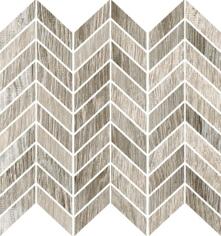 Керамогранит Ricchetti Blendwood Ash Mosaico Chevron Nat Ret 35x37