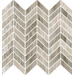 Керамогранит Ricchetti Blendwood Ash Mosaico Chevron Nat Ret 35x37