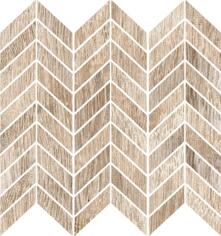 Керамогранит Ricchetti Blendwood Cappuchino Mosaico Chevron Nat Ret 35x37