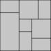 Керамогранит Ricchetti Heritage Modulo Blanc 4B Grp 133.3x133.3