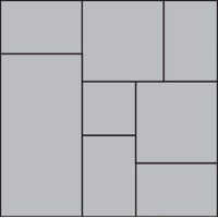 Керамогранит Ricchetti Les Dalles Des Chateaux Modulo Champagne 4B Nt 133.3x133.3
