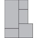 Керамогранит Ricchetti Les Dalles Des Chateaux Modulo Champagne 4D Nt 100x133.3