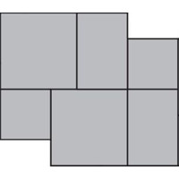 Керамогранит Ricchetti Les Dalles Des Chateaux Modulo Gris 3A Nt 100x116.6