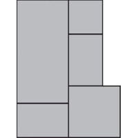Керамогранит Ricchetti Les Dalles Des Chateaux Modulo Gris 4D Nt 100x133.3