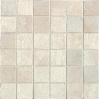 Керамогранит Ricchetti Les Dalles Des Chateaux Mosaico 5x5 Blanc 33.3x33.3
