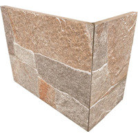 Керамогранит Rondine Asiago 3D Beige Angolo Esterno 20x10x15 10x20