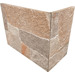 Керамогранит Rondine Asiago 3D Beige Angolo Esterno 20x10x15 10x20