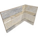 Керамогранит Rondine Cubics Beige Angolo Interno Monolitico 10x20