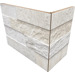 Керамогранит Rondine Cubics White Angolo Esterno Monolitico 10x20