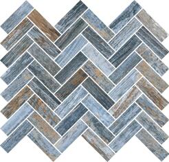 Керамогранит Rondine Inwood Blue Mosaico Spina 32x28.5