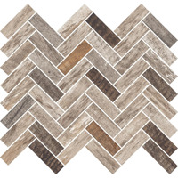 Керамогранит Rondine Inwood Dark Grey Mosaico Spina 32x28.5