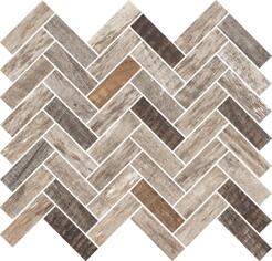 Керамогранит Rondine Inwood Dark Grey Mosaico Spina 32x28.5