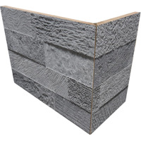 Керамогранит Rondine Loft 3D Dark Angolo Esterno 20x10x15 10x20