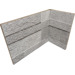 Керамогранит Rondine Loft 3D Grey Angolo Interno 20x10x15 10x20