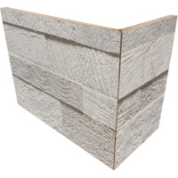 Керамогранит Rondine Loft 3D Light Grey Angolo Esterno 20x10x15 10x20