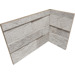 Керамогранит Rondine Loft 3D Light Grey Angolo Interno 20x10x15 10x20