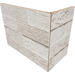 Керамогранит Rondine Loft 3D White Angolo Esterno 20x10x15 10x20