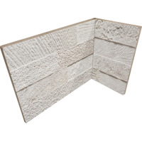 Керамогранит Rondine Loft 3D White Angolo Interno 20x10x15 10x20