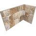 Керамогранит Rondine Lyon 3D Beige Angolo Interno 20x10x15 10x20