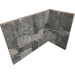 Керамогранит Rondine Lyon 3D Dark Angolo Interno 20x10x15 10x20