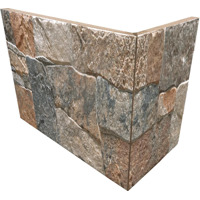 Керамогранит Rondine Lyon 3D Red Angolo Esteno 20x10x15 10x20