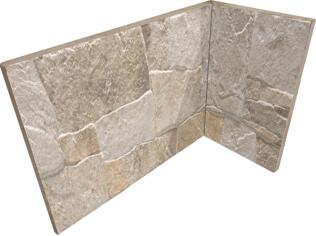 Керамогранит Rondine Lyon 3D Sand Angolo Interno 20x10x15 10x20