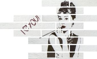 Керамогранит Rondine New York White Image Brick 56x78