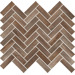 Керамогранит Rondine Renaissance Nut Mosaico Spina 32x28.5