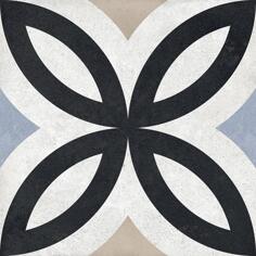 Керамогранит Rondine Swing Decor Blue 01 20.3x20.3