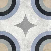 Керамогранит Rondine Swing Decor Blue 02 20.3x20.3