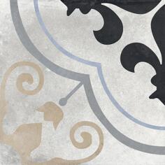 Керамогранит Rondine Swing Decor Blue 03 20.3x20.3