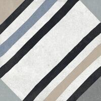 Керамогранит Rondine Swing Decor Blue 04 20.3x20.3