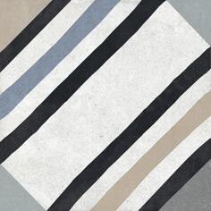 Керамогранит Rondine Swing Decor Blue 04 20.3x20.3