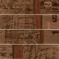 Керамогранит Rondine Tabula Tracce Marron Listone 15x61