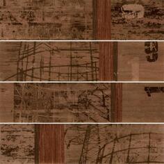 Керамогранит Rondine Tabula Tracce Marron Listone 15x61