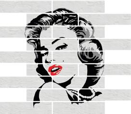 Керамогранит Rondine Tribeca White Marilyn 63x52