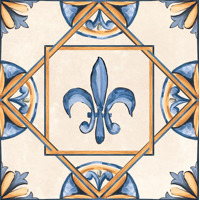 Керамогранит Rondine Tuscany Giotto Decoro 1 20.3x20.3